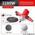 220V 3280W Electric Wall Polisher Portable Adjustable Speed Sanding Waxing Machine Handle Auto Furniture Polishing Tool Grinder