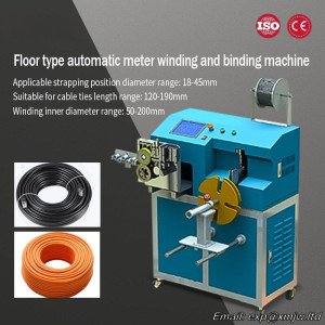 500W 50-200mm automatic meter tying and winding machine,Cables data cables, power cable ties, bundles, wire cutters machine