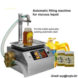 Anti-drip automatic sesame paste honey pear paste weighing and quantitative dispensing machine viscous liquid filling machine