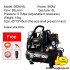 220V/110V Silent Oil-free Air Compressor Spray Painting Air Pump Small Industrial High-pressure Air Pump 8L Car Air Compressor