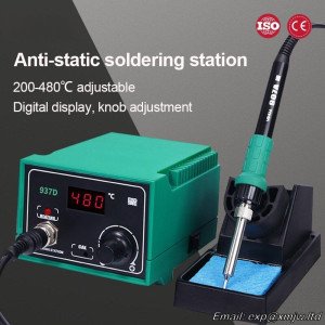 Soldering Station 963 45W 2 in 1 Digital Display SMD Rework Hot Air Gun Solder Iron 220V ESD Welding Desoldering Repair Tools