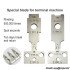4 Pcs jst Terminals Crimping Mold Blade Various Models And Specifications Blades For Terminal Machine Crimp Tools Accessories
