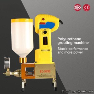 EC9999 High Pressure Waterproof Grouting Machine 1100W Injection Pump Epoxy/Polyurethane Foam Grouting Liquid Leakage Tool