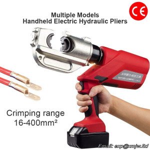 Handheld Electric Hydraulic Pliers，various Models Lithium Battery Crimper，for Wires Cables Terminal Crimping Pliers Hand Tools