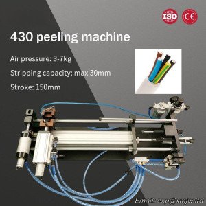 430 Peeling Machine , Stripping Diameter 30mm, Stripping Length 300mm, For AC/DC Power Cable, Multi-core Wire Stripping