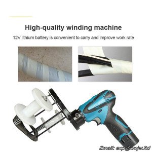 Electric High Speed Air conditioning cable tie winding machine pipe wrapping machine Automatic Winding tape air conditioner