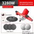 220V 3280W Electric Wall Polisher Portable Adjustable Speed Sanding Waxing Machine Handle Auto Furniture Polishing Tool Grinder