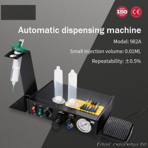 Glue Dispenser Machine Liquid Semi Automatic Dispensing 982/982A 220V Auto Glue Dispenser 983A 220V Dispensing System