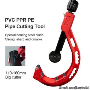 Metal Scissor 14mm-200mm PVC/PP/PE Bearing Pipe Cutter Copper Tube Plumbing Cutting Tools Roller Type Stainless Steel Tube Cutte