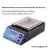 220V/110V 2400W Solder Pot Tin Melting Furnace Thermoregulation Soldering Desoldering Bath 50mm to 350mm 30~400 Degree Ajustable