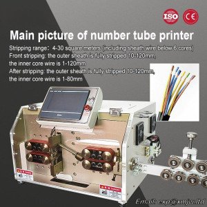 Inner Outer Wire Stripping Machine For Sheathed Wire,stripping And Cutting Machine For 4-30 Square Wire And Cable Below 6 Cores