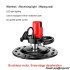 220V 3280W Electric Wall Polisher Portable Adjustable Speed Sanding Waxing Machine Handle Auto Furniture Polishing Tool Grinder