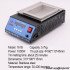 220V/110V 2400W Solder Pot Tin Melting Furnace Thermoregulation Soldering Desoldering Bath 50mm to 350mm 30~400 Degree Ajustable