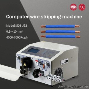 450W 0.1-10mm2 SWT508JE2 SWT508JE2S Automatic Adjustable Wire Stripping Peeling Cutting Machine cable stripping cutting machine
