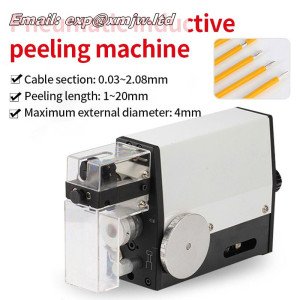 Pneumatic Electric Inductive Wire Stripping Machine 3-4 Square MM Portable Stripper High Accuracy Peeler for 0.03-2.08mm2 Line