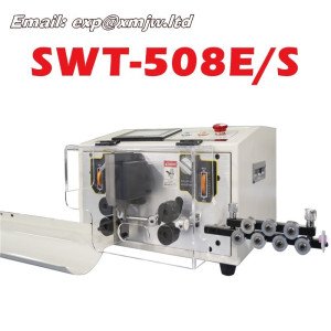 Upgrade Automatic Adjustable Wire Stripping Machine C 508E ES Cable Peeling Cutting Device 0.1 to 8mm2 with Straightener