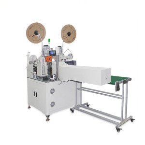 JL-131S Fully Automatic 20 PIn Flat Flexible Cable Cutting Stripping And Crimping Machine