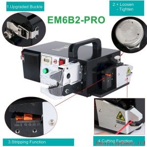 New Electric Terminal Crimping Machine EM6B2  PRO Wire Stripping Cutting Function Crimper Tools EM-6B2 Device  5.5mm2 220V 110V