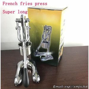 French fries press Commercial and household Super long French fries machine 30cm French fries extruder press + Electric fryer