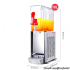 10L Single cylinder beverage machine Commercial,Household cold and hot temperature Drink Stir milk tea,buffet juice machine