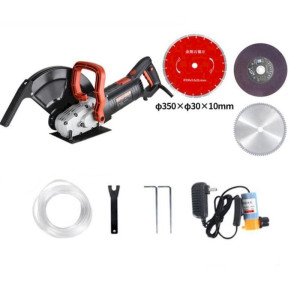 13cm Grooving (or slotting) machine Large multifunctional angle grinder Concrete wall dust-free stone cutting machine
