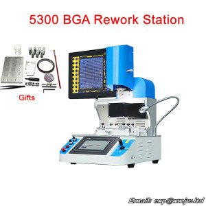 5300 Auto Optical Alignment System Mobile BGA Rework Station 2 Zones 2500W