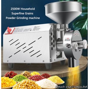 Grains Coarse Cereals Powder Grinding machine Superfine Rice Milling machine Soybean Red bean Pulverizer Grain Grind into Powder