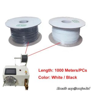 1000 Meters Single Soft Wires Tied Binding Buckle Bundle Wire Fixer For Coil Cable Winding Binding Machine