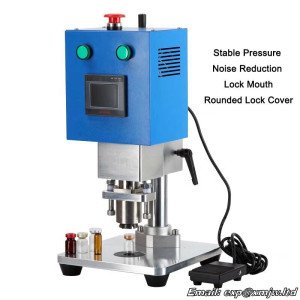 Electric Capping mahine 13/15/20mm Vial Caps Locking machine Oral liquid Bottles Sealing machine Aluminum plastic Cover Capper