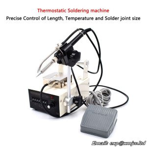 Automatic Soldering machine Pedal Tin discharging machine 375C+Thermostatic Soldering table Manual Tin Feeding Electric iron 375