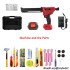21V Electric glue-gun For Floor gap beauty Construction tools Automatic double-pipe Ground Seam Cleaner Floor-gap Gluing machine