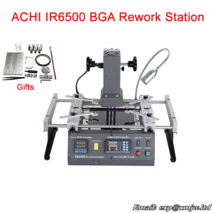 ACHI IR6500 Infrared BGA Soldering Rework Station For Motherboard Chip PCB Refurbished Repair System Solder Welding 220V