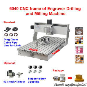 6040 CNC Frame 3 Axis 4 Axis Of Engraver/Engraving Drilling And Milling Machine