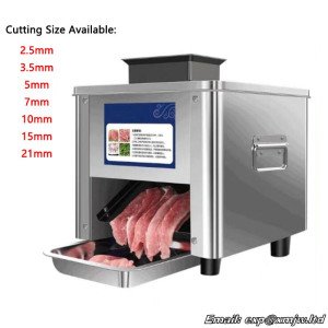 Automatic Meat Cutter 2.5mm/3.5mm Commercial Meat chopper Electric Slicing/Shredding/Dicing machine Stainless steel Home Slicer