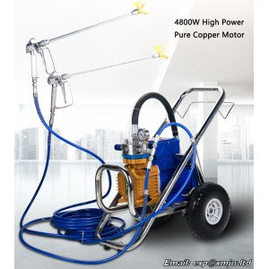 Engineering-type Emulsion paint Sprayer 4800W Full-automatic Multi-function Electric High-pressure Airless Spraying machine