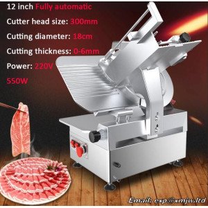 Dicing-Machine Meat Slicer 12 inch Commercial Automatic Electric beef mutton rolling and slicing machine Ground-Meat-Wire-Cutter