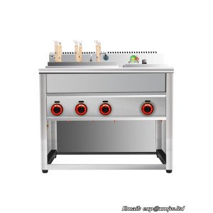 Vertical Noodle cooker Commercial electric gas soup noodle stove Heat preservation and quick heating Soup powder furnace