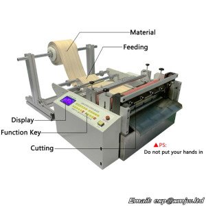 Full-automatic Computer PET/PVC Cutting machine Non-woven/Kraft paper/PE bubble film Cutter Copper aluminum foil Cutting machine