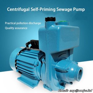 220V/380V Centrifugal Self-Priming Sewage Pump Non clogging Septic tank Large flow High lift Home Water pump 1500W