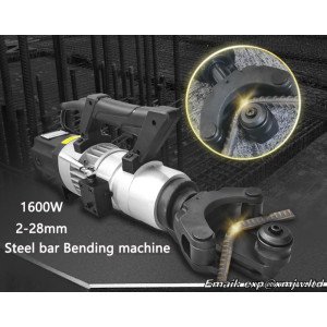 Portable Electric Hydraulic Steel bar Bending And Straightening Machine Straightener And Bender Working Range 22-28mm