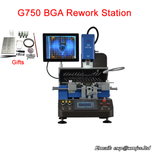 G750 Automatic Align System BGA Rework Station For Laptops  Game Consoles 220V 5200W Blue Black