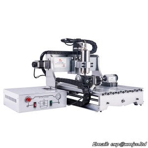 40*30 Wood lathe 4030 CNC Router engraver 1.5KW 4axis USB Milling engraving Machine 1500W water cooling spindle ER11 Collet