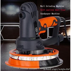 Electric Wall Grinding Machine 220V 800W Self suction dust-free Sandpaper Machine Portable putty Wall Grinder+100 sandpaper
