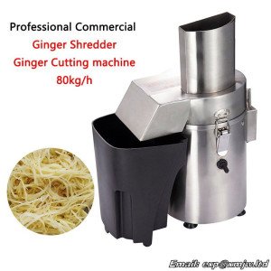 Ginger shredder Ginger Cuttting machine Professional Commercial Stainless steel Electric Ginger/Radish Cut into shreds machine