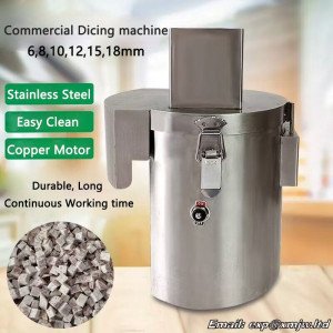 Commercial Dicing machine Stainless steel Electric Potato Carrot Taro Dicer Multi-function Automatic Vegetable Cutter