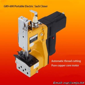 Electric  Sack Closer Portable electric high-speed Woven bag/Rice bag sealing machine sewing machine GK9-600