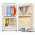 Folding Dryer household quick Drying Clothes small warm air Baby clothes Drying wardrobe Sterilization Large capacity dryer
