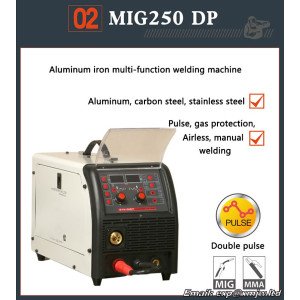 MIG250 Aluminum iron welding machine Carbon dioxide Gas shielded welding CO2 machine Copper Stainless steel Welder