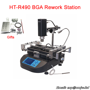 Hot Air 3 Zones HT-R490  BGA Rework Station 220V 110V