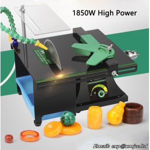 Multifunctional Table grinder 1850W Jade Carving machine Household Grinding and Polishing tool Emerald/Agate cutting machine